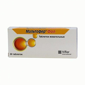 Мальтофер табл. жев. 100 мг № 30