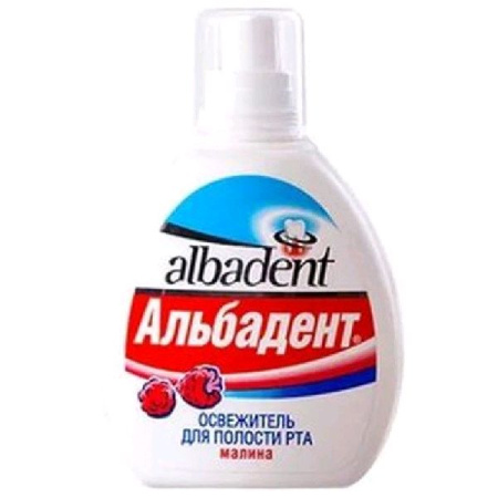 Освежитель для полости рта Альбадент 35 мл малина