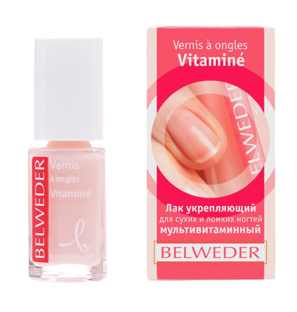 Бельведер Лак для сухих и ломких ногтей мультивит. укрепляющий 8 мл