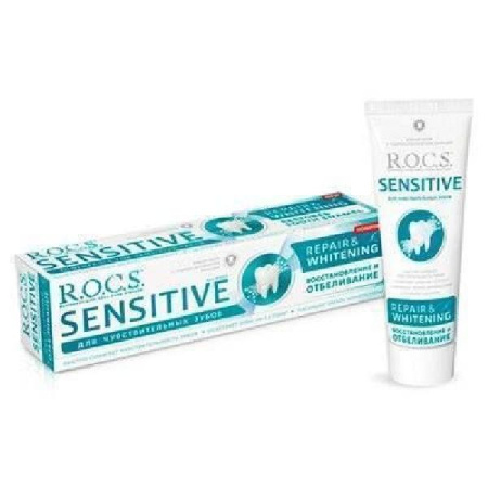 Зубная паста Рокс сенситив восст. и отбел. 94 г