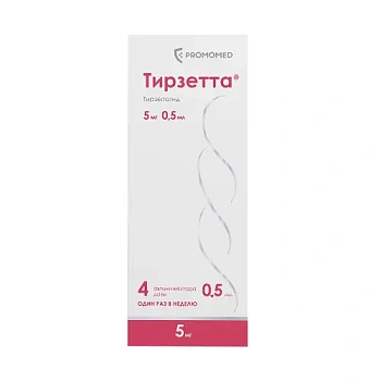 Тирзетта р-р п/к введ. 5 мг/доза 0.5 мл шприцы в автоинжекторах № 4