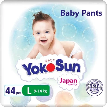 Подгузники-Трусики ЙокоСан Эко L 9-14 кг № 44