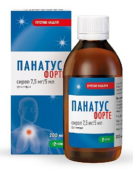 Панатус форте сироп 7.5 мг/5 мл 200 мл