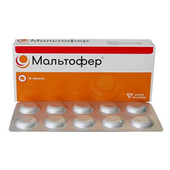 Мальтофер табл. жев. 100 мг № 30