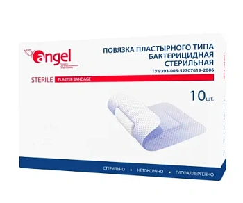 Повязка пластырного типа стер. 10*9 см №10
