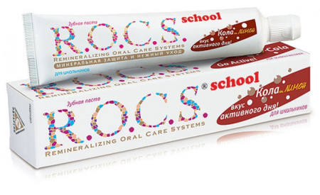 Зубная паста Рокс тинс кола лимон 8-18 лет 74 г