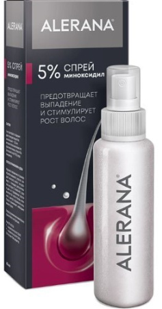 Алерана спрей д/нар.прим. 5 % 60 мл Алерана спрей д/нар.прим. 5 % 60 мл