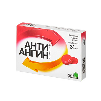 Анти-Ангин формула пастилки № 24