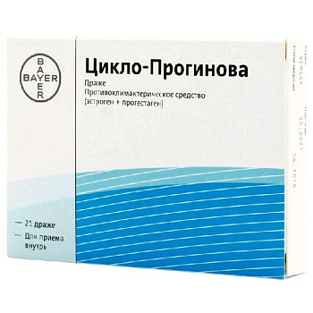 Цикло-Прогинова табл. п.п.о. набор 0.5 мг+2 мг и 2 мг № 21