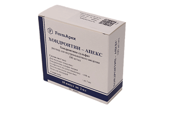 Хондроитин-Апекс р-р в/м введ. 100 мг/мл 2 мл № 10