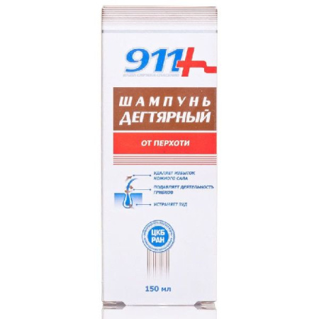 911 Шампунь Дегтярный от перхоти 150 мл