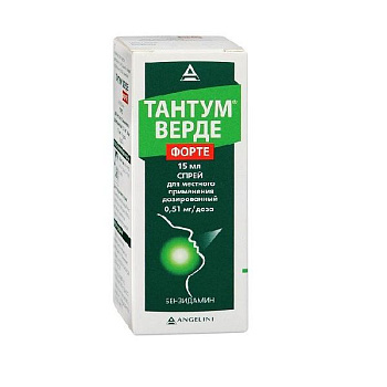 Тантум Верде форте спрей для местн. прим. доз. 0.51 мг/доза 88 доз  15 мл