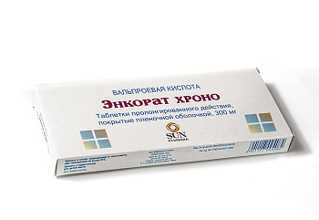 Энкорат хроно табл. с пролонг. высвоб. п.п.о. 300 мг № 30