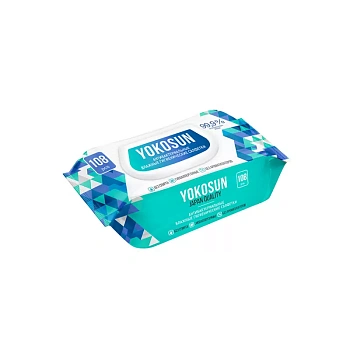 Салфетки влажные ЙокоСан антибактериальные № 108 с клапаном