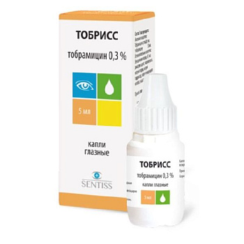 Тобрисс капли глазн. 0.3% 5 мл