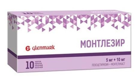 Монтлезир табл. п.п.о. 5+10 мг № 10