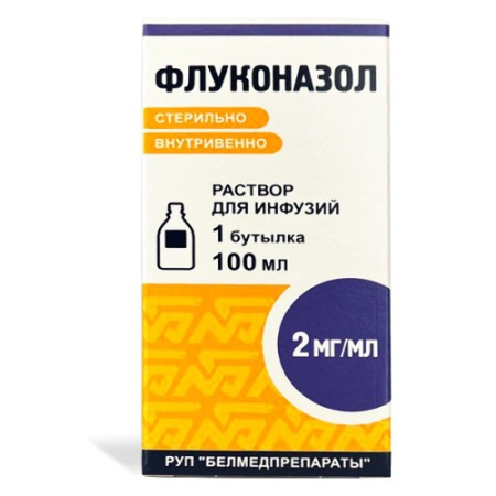 Флуконазол р-р для инф. 2 мг/мл 100 мл № 1