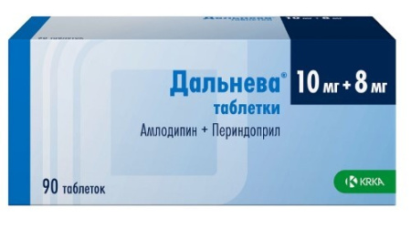 Дальнева табл. 10 мг + 8 мг № 90