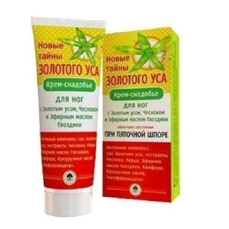 Крем-снадобье для тела Новые тайны Золотого уса при пяточной шпоре 75 мл