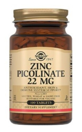 Пиколинат цинка капс. 22 мг № 100 БАД Пиколинат цинка капс. 22 мг № 100 БАД