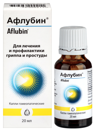 Афлубин капли гомеоп. 20 мл