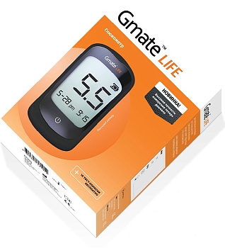 Глюкометр (Система контроля уровня глюкозы в крови) Gmate Life Джимэйт Лайф
