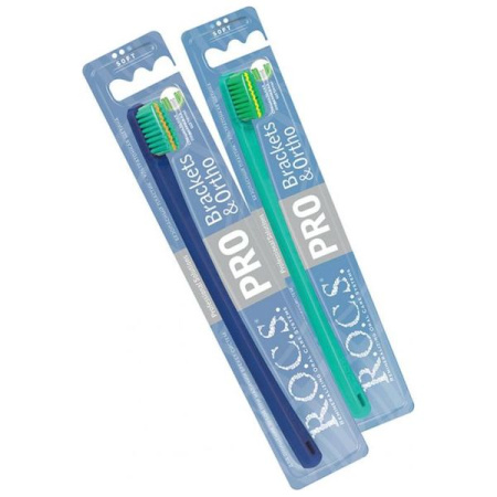 Зубная щетка Рокс Про Брекетс Орто мягкая