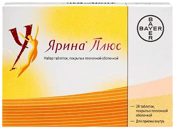 Ярина Плюс набор табл. п.п.о. 3.000 мг+0.030 мг+0.451 мг и 0.451 мг № 28