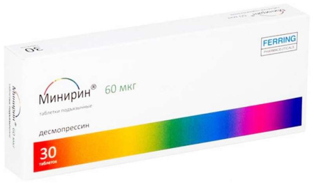 Минирин Мелт табл.- лиофилизат 60 мкг № 30