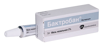 Бактробан мазь назальная 2 % 3 г Бактробан мазь назальная 2 % 3 г