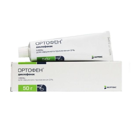 Ортофен мазь для нар. прим. 2 % 50 г Ортофен мазь для нар. прим. 2 % 50 г