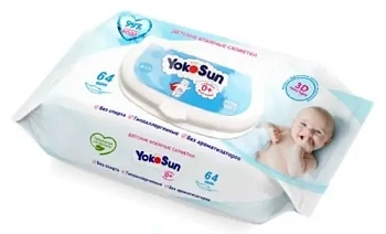 Салфетки влажные детские ЙокоСан № 64