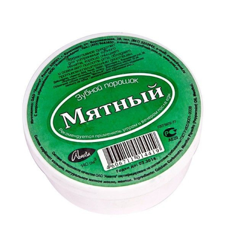 Зубной порошок Мятный 140 см3