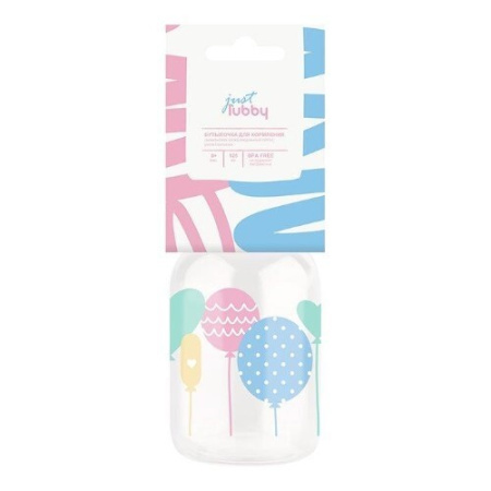 Бутылочка Лабби Джуст с молочной соской 125 мл 0+  16402