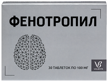 Фенотропил табл. 100 мг № 30