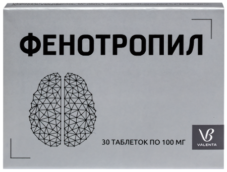 Фенотропил табл. 100 мг № 30