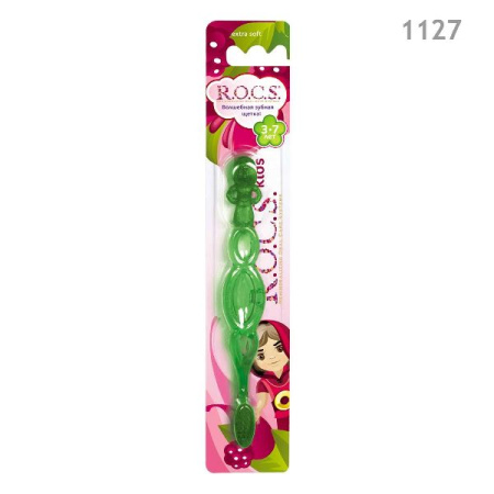 Зубная щетка Рокс Кидс для детей от 3-7 лет Экстра мягкая