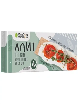 Хлебцы-молодцы лайт вафельные 70 г зеленый чай