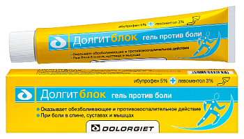 Долгитблок гель для нар. прим. 50+30 мг/г 50 г