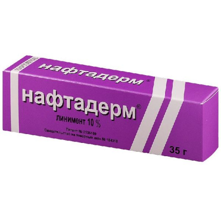 Нафтадерм линим. 10 % 35 г