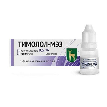 Тимолол-МЭЗ капли глазн. 0.5 % 5 мл