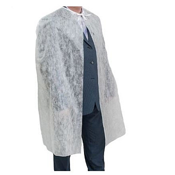 Халат-накидка для посетителей неткан длина 110 см пл 25 г/м2 № 1  