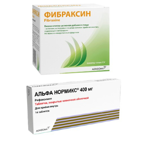 Альфа Нормикс табл. п.п.о. 400 мг № 14