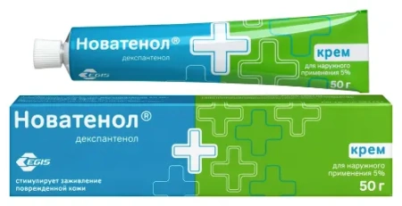 Новатенол крем для нар. прим. 5 % 50 г