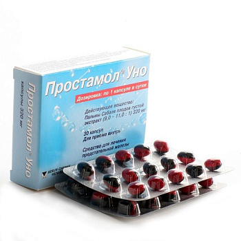 Простамол Уно капс. 320 мг № 30 Простамол Уно капс. 320 мг № 30
