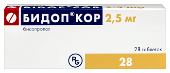 Бидоп Кор табл. 2.5 мг № 28