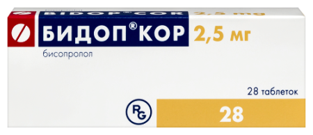 Бидоп Кор табл. 2.5 мг № 28