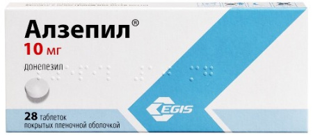 Алзепил табл. п.п.о. 10 мг № 28