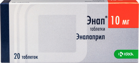 Энап табл. 10 мг № 20