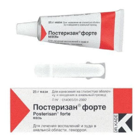 Постеризан форте мазь для рект. и нар. прим. 25 г